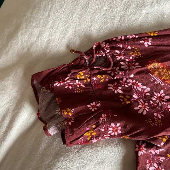 MADEWELL Tie sleeve wrap top EUC - Picture 7 of 10